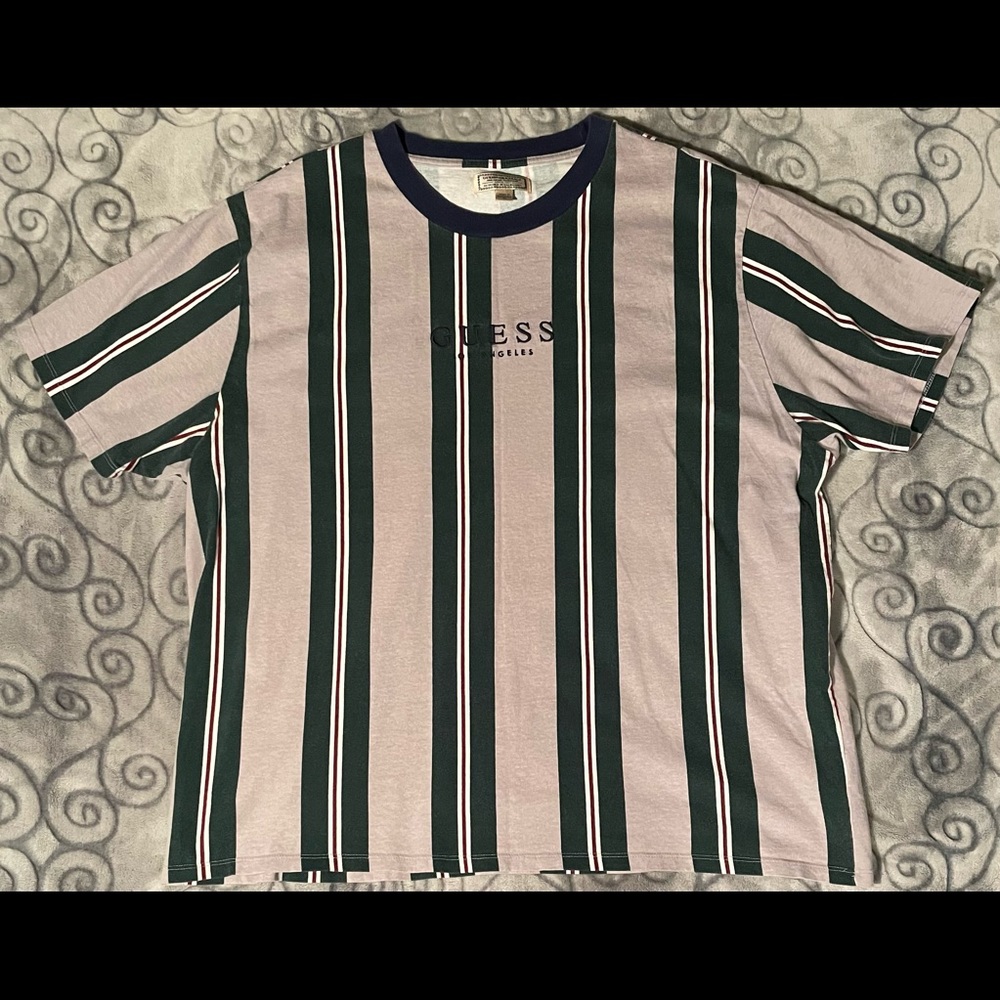 Guess Retro Striped Short Sleeve!